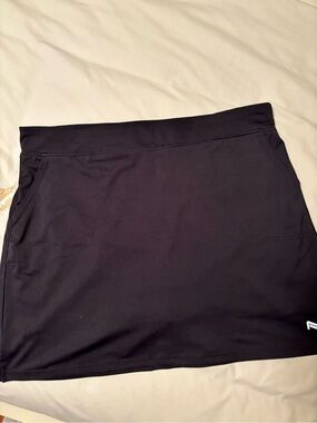Nola Black A-Line Skort